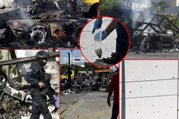 CAOS: Así quedó Culiacán luego del enfrentamiento entre policías y sicarios en captura del hijo del 'Chapo' Guzmán