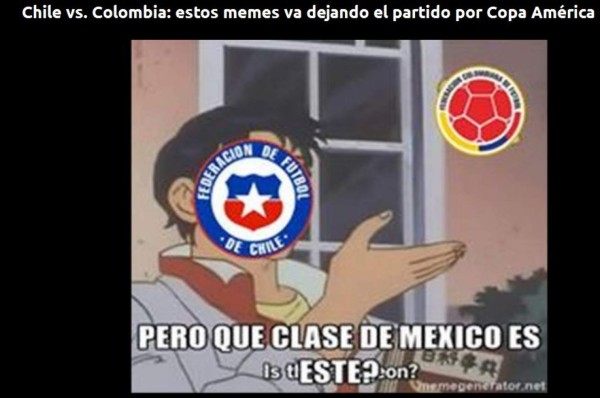 Los mejores memes del triunfo de Chile sobre Colombia en la Copa América