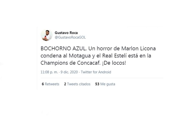 Periodistas tildan de 'bochorno' y 'vergüenza' el papelón de Motagua ante Real Estelí