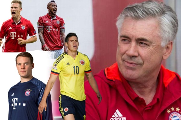 ¡Equipazo! El nuevo Bayern Munich con la llegada de James Rodríguez