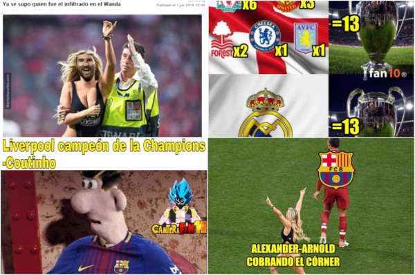 Messi, Barcelona y los memes del Liverpool campeón de la Champions League