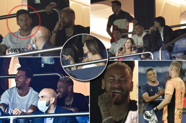 No viste en TV: el gesto de Messi y las risas de Neymar en el triunfo del PSG; así fue captada Antonela Roccuzzo