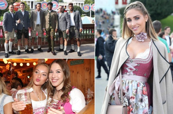 La preciosa novia de Mario Götze eclipsa a todos en el Okotoberfest