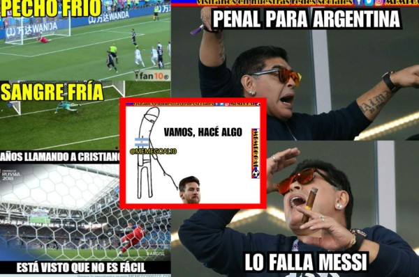 MEMES: Hacen pedazos a Messi por fallar penal y a la selección de Argentina tras empate ante Islandia