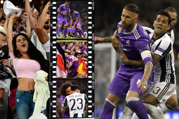 NO VISTE EN TV: Los abrazos de Alves y la chica que se robó la atención en Cardiff