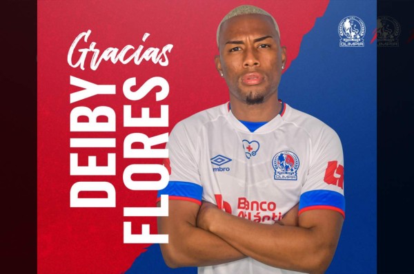 Olimpia hace oficial la baja de Deiby Flores, quien se marcha a jugar al Panetolikos de Grecia