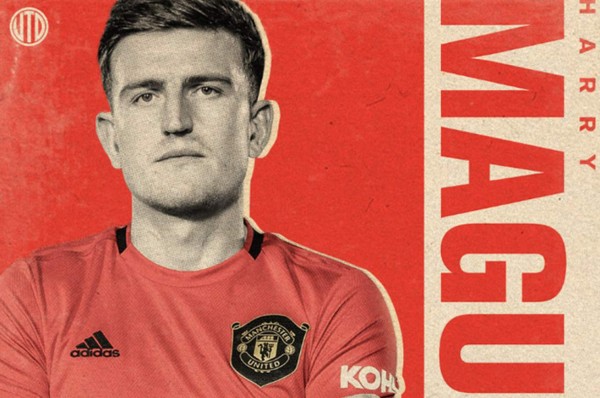 Oficial: Manchester United ficha a Maguire y se convierte en el defensor más caro de la historia