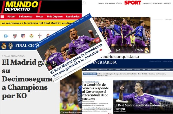 Medios de Barcelona se rinden al Real Madrid al conseguir la 12