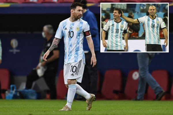 Lionel Messi alcanza a Javier Mascherano en el récord de más partidos disputados con Argentina