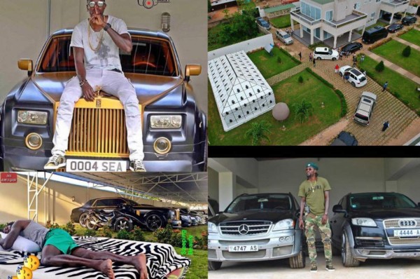 Hasta duerme con ellos: La increíble flota de autos de Emmanuel Adebayor