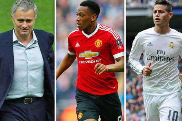 El trueque del Manchester United para obtener a James Rodríguez