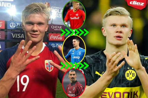 Champions, Ibrahimovic y CR7: 10 cosas que pasaron en un año con Haaland tras anotarle nueve goles a Honduras&nbsp;&nbsp;