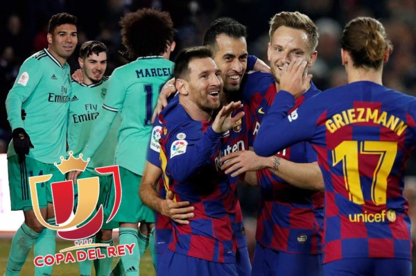 Definidos los octavos de final de la Copa del Rey; Barcelona y Real Madrid con suerte