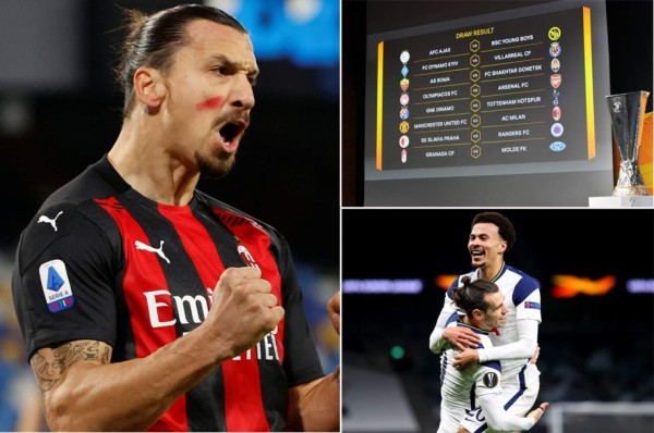 Así quedaron los cruces de los octavos de final de la Europa League; Ibrahimovic vuelve a Old Trafford