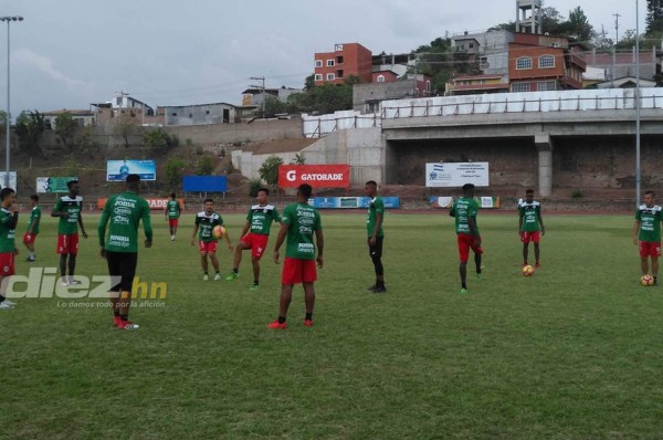 Marathón entrenó en la Villa Olímpica a un día de la final ante Motagua