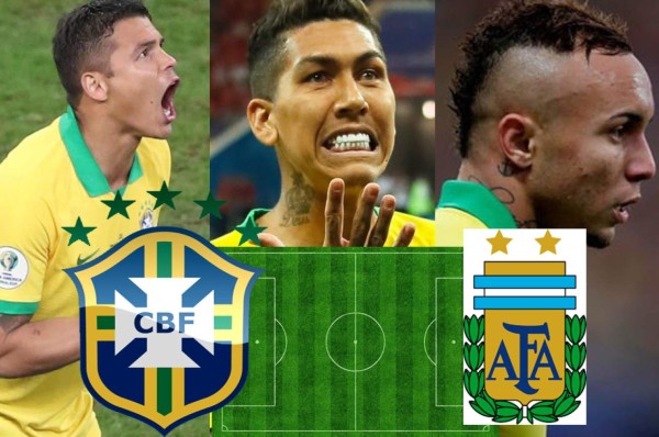 El potente 11 de Brasil para vencer a la Argentina de Messi en semifinales de la Copa América