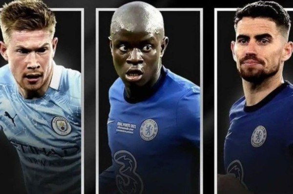Messi quedó fuera: Kanté, Jorginho y De Bruyne nominados al trofeo de jugador europeo del año