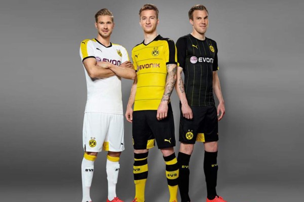 Los uniformes de los grandes equipos de Europa