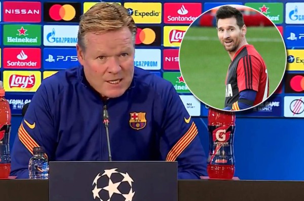 Barcelona: Koeman confirma por qué Messi se pierde otro partido de la Champions League