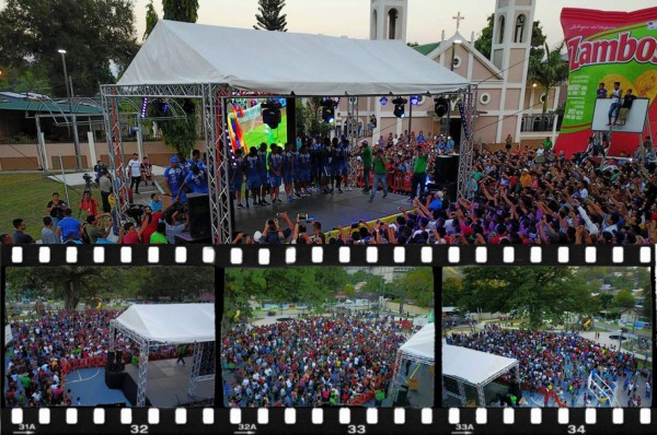 ¡Una locura! Selección de Honduras se llevó un gran cariño de Chamelecón