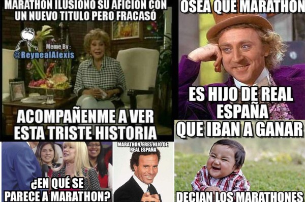 Afición del Real España acribilla de divertidos memes al Marathón tras eliminarlo