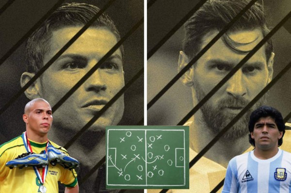 Con Cristiano Ronaldo y Messi juntos: El mejor 11 de la historia del fútbol, según France Football