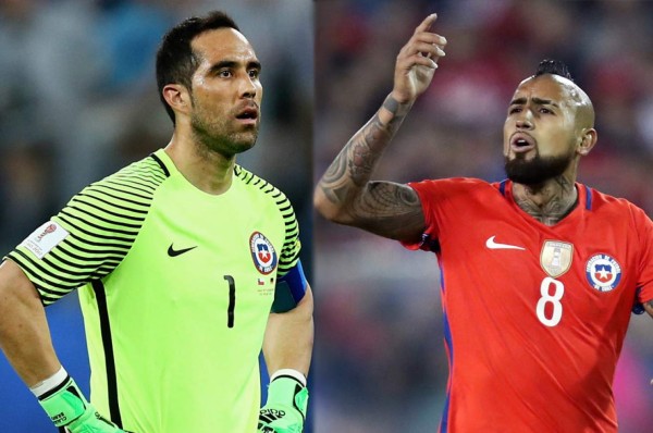 Acusan a Claudio Bravo de 'traición' y a Arturo Vidal de 'borracho'