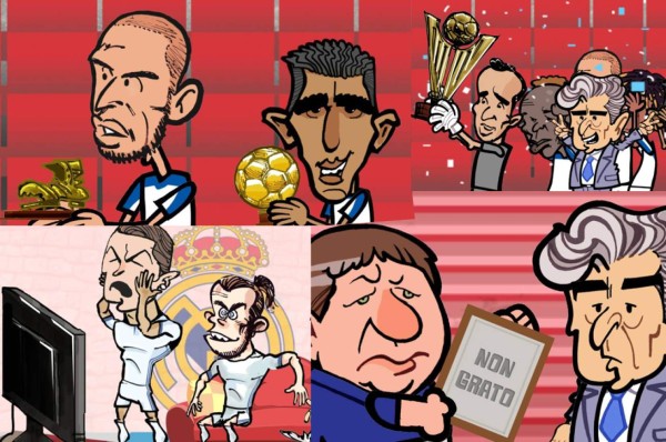 Diez-CÓMICS: La furia de Cristiano Ronaldo por el Balón de Oro de Jorge Claros