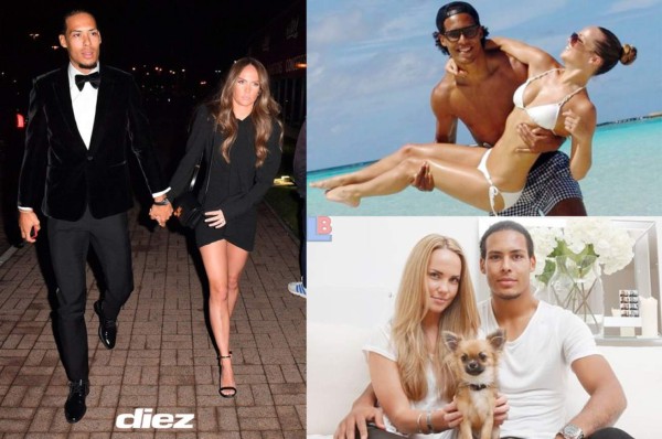 Fotos: Así es la esposa de Van Dijk, la bella holandesa que lo ''amarró'' desde su infancia