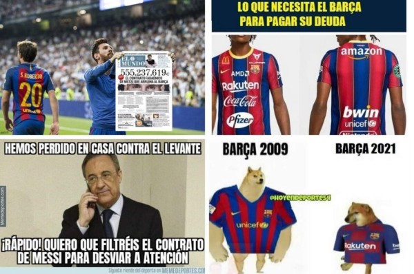 Messi, víctima de memes por su contrato millonario tras el gane del Barcelona ante el Athletic