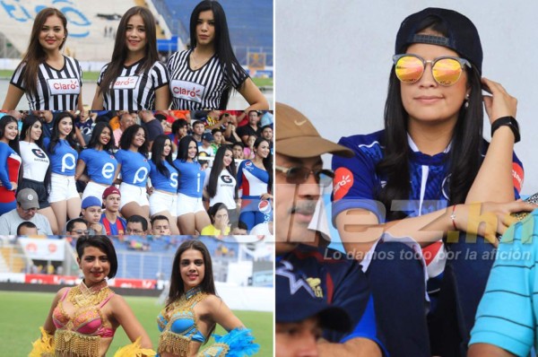 Las hermosas chicas que adornan el estadio Nacional para juego de Ronaldinho