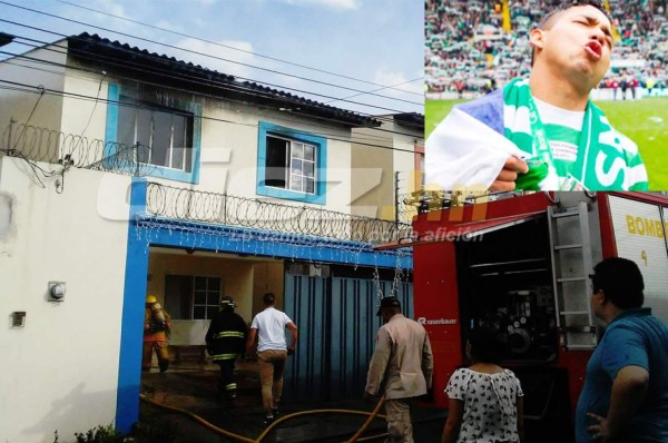 ¡LAMENTABLE! Se incendia vivienda de los padres de Emilio Izaguirre