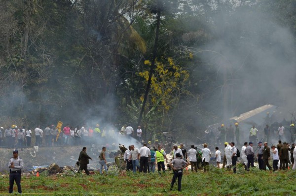 Las impactantes imágenes del accidente aéreo en La Habana, Cuba
