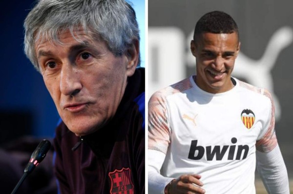 Quique Setién se rinde ante el delantero que quiere en el Barcelona: 'Es extraordinario'