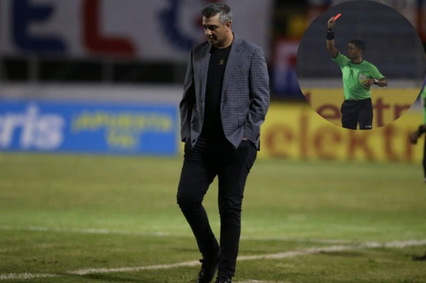 El hombre de las rojas: Diego Vásquez salió expulsado por 16ta ocasión en Liga Nacional