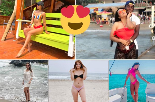 ¡Se termina el verano! Famosas hondureñas y sus fotos en las playas