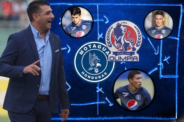 ¡Diego va con todo! El 11 con el que jugaría Motagua ante Olimpia esta noche