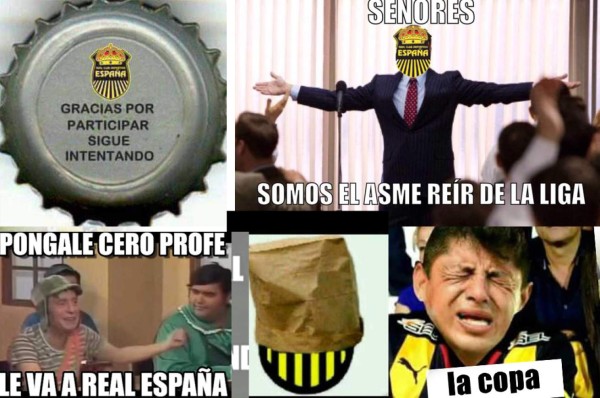 ¡Los memes se burlan del Real España luego de perder la Copa ante Platense!