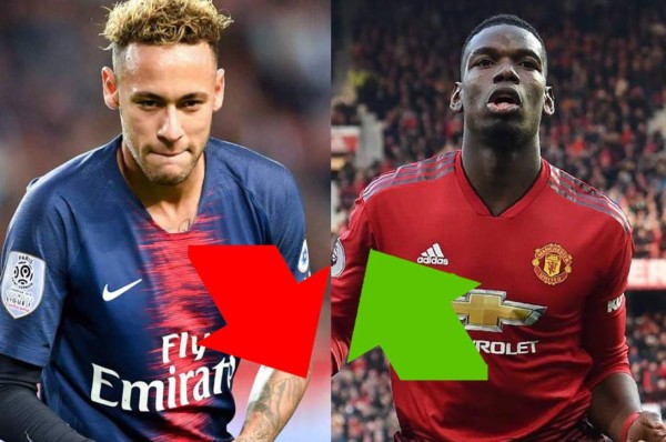 Giro inesperado: El PSG propone un trueque galáctico entre Neymar y Pogba