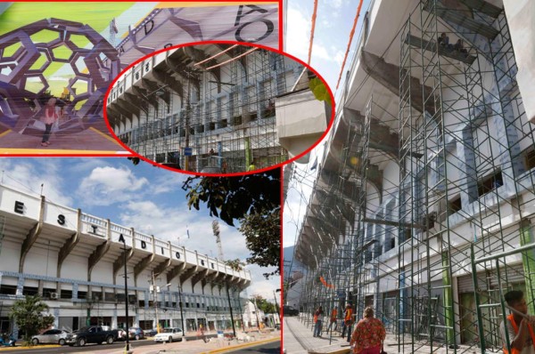 Una belleza: Así son las nuevas mejoras que realizan al estadio Morazán