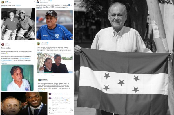 Personajes del fútbol en Honduras y el mundo despiden a Chelato Uclés con emotivos mensajes
