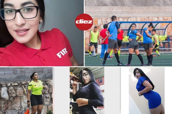 Martha Nohemi Rios, la bella árbitro hondureña que sueña con llegar a Liga Nacional