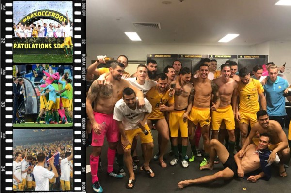 La otra cara de la moneda: Así festejó Australia el pase a Rusia 2018