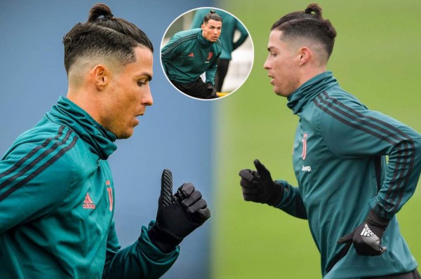 Juventus regresa a los trabajos y Cristiano Ronaldo sorprende con su nuevo look
