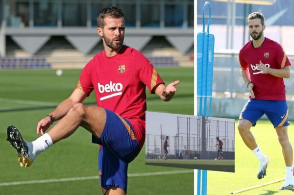 Así fue el primer entrenamiento de Pjanic con el Barcelona; se lo imaginó de otra forma