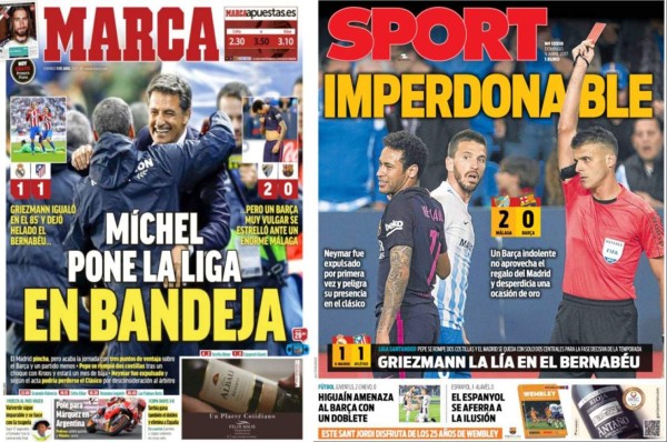Así amanecieron las portadas de los diarios deportivos internacionales