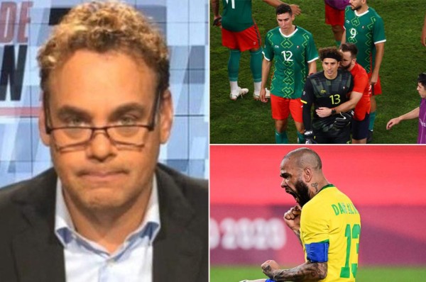 Faitelson reacciona tras la eliminación de México en los Juegos Olímpicos y dice que Dani Alves ''miente''