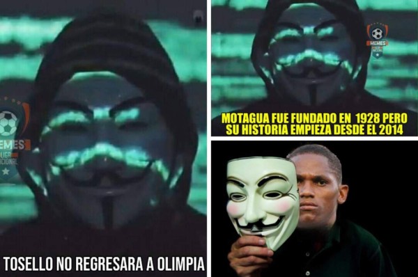 Olimpia y Motagua, víctimas de los memes tras las 'amenazas' de Anonymous&nbsp;&nbsp;