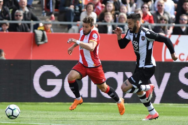 Levante frena racha del Girona en casa y Choco se vuelve a ir en blanco