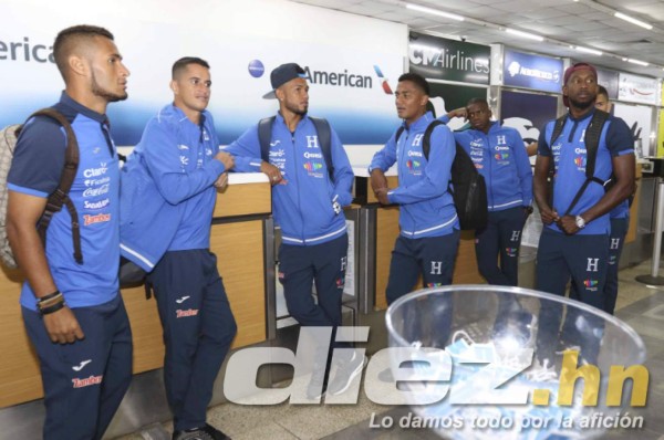 Los rostros de la Selección de Honduras previo al viaje a Trinidad y Tobago